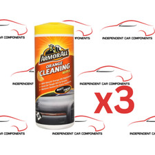 (F) x3 Armor All GAA45030EN Orange Matt Finish Cleaning Wipes 30 Wipes