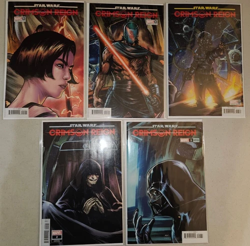 Star Wars Crimson Reign #1-5 (Complete 2019 Marvel) 1 2 3 4 5 All are variants