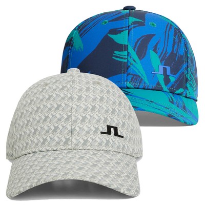 J.Lindeberg Mens Jim Print Fast Drying Breathable Golf Cap 33% OFF  