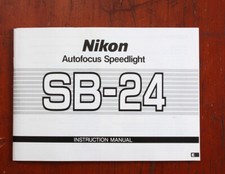NIKON SPEEDLIGHT SB-24 INSTRUCTION BOOK/211630