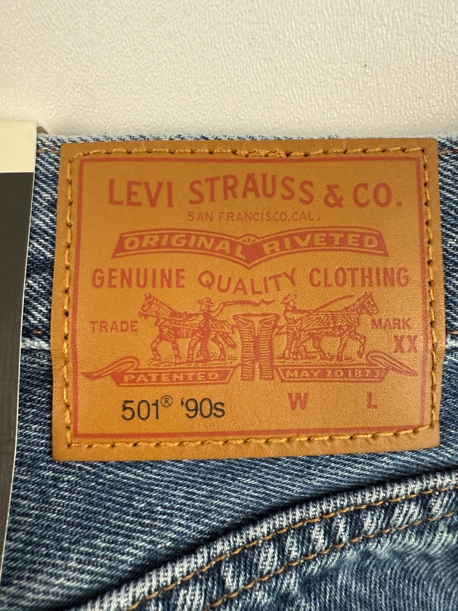 Levi's Premium Women 501 '90s Straight Leg Button Fly Jeans 31x30