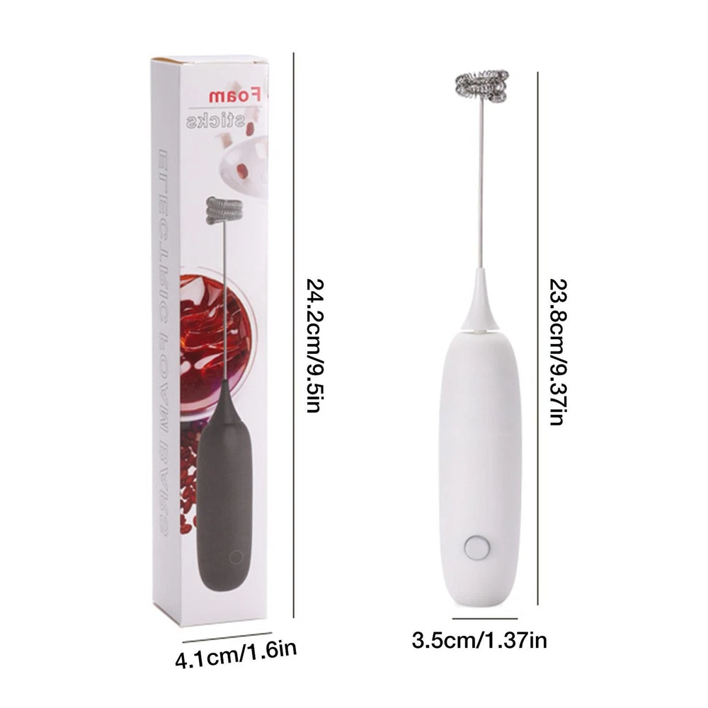 Milk Frother Electric Handheld Foam Maker Whisk Drink Mixer for Lattes Matcha