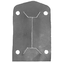 1939-1957 BUICK FRONT BRAKE BACKING PLATE LEATHER SEALS 1 Pair - Picture 1 of 3