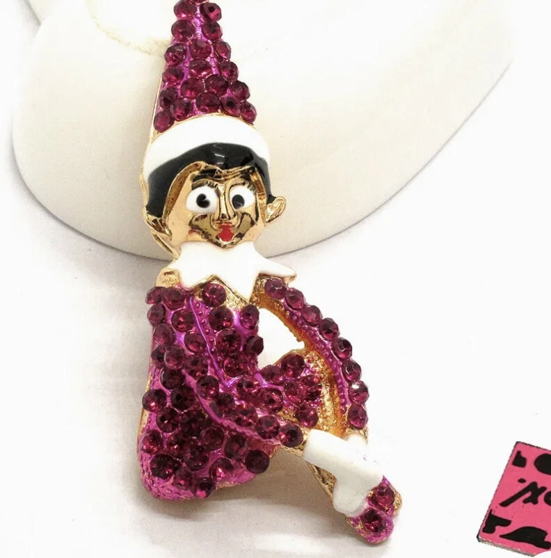Betsey Johnson The Elf On The Shelf Necklace eBay