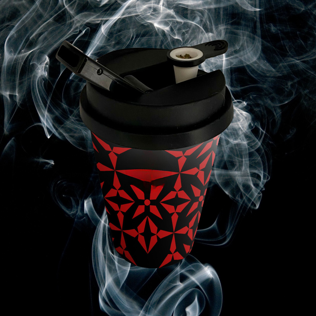 Incognito Coffee Cup Water Pipe for Smoking Silicone Bong Bubbler.