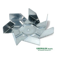 VENTOLA 7 PALE IN ALLUMINIO MOTOVENTILATORE PER FORNO SMEG 039290137 ORIGINALE