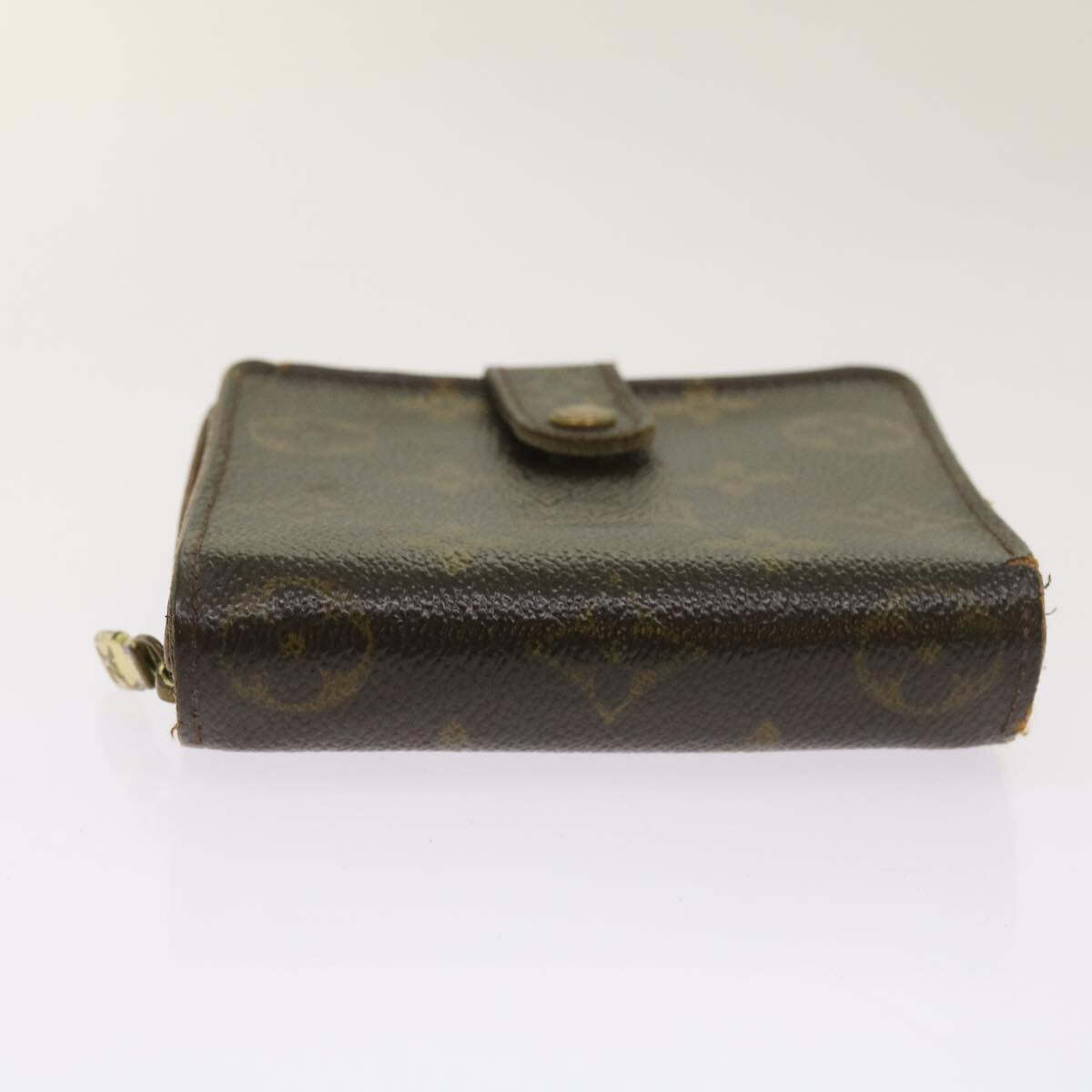 LOUIS VUITTON Monogram Compact Zip Wallet M61667 LV Auth 68788 | eBay 