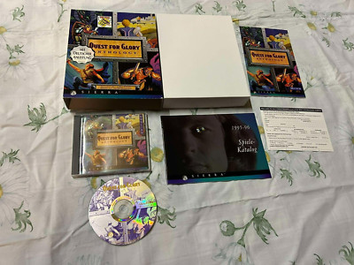 Quest for Glory Anthology  Teil 1-4 1 2 3 5 Sierra  CD ROM OVP Big Box
