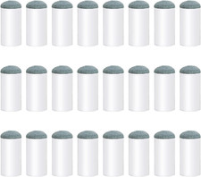 24 Pieces 13 Mm Pool Cue Tips Pool Stick Tips Slip on Cue Tips Replacement Pool