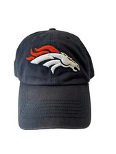 NFL Denver Broncos 47 Brand Dad Baseball Canvas Hat Cap Navy Blue Adult XL