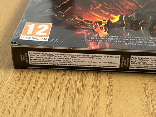 Blizzard World of Warcraft Cataclysm DVD-ROM - New Sealed -👾Retro Gift Idea👾 - Photo 20/24