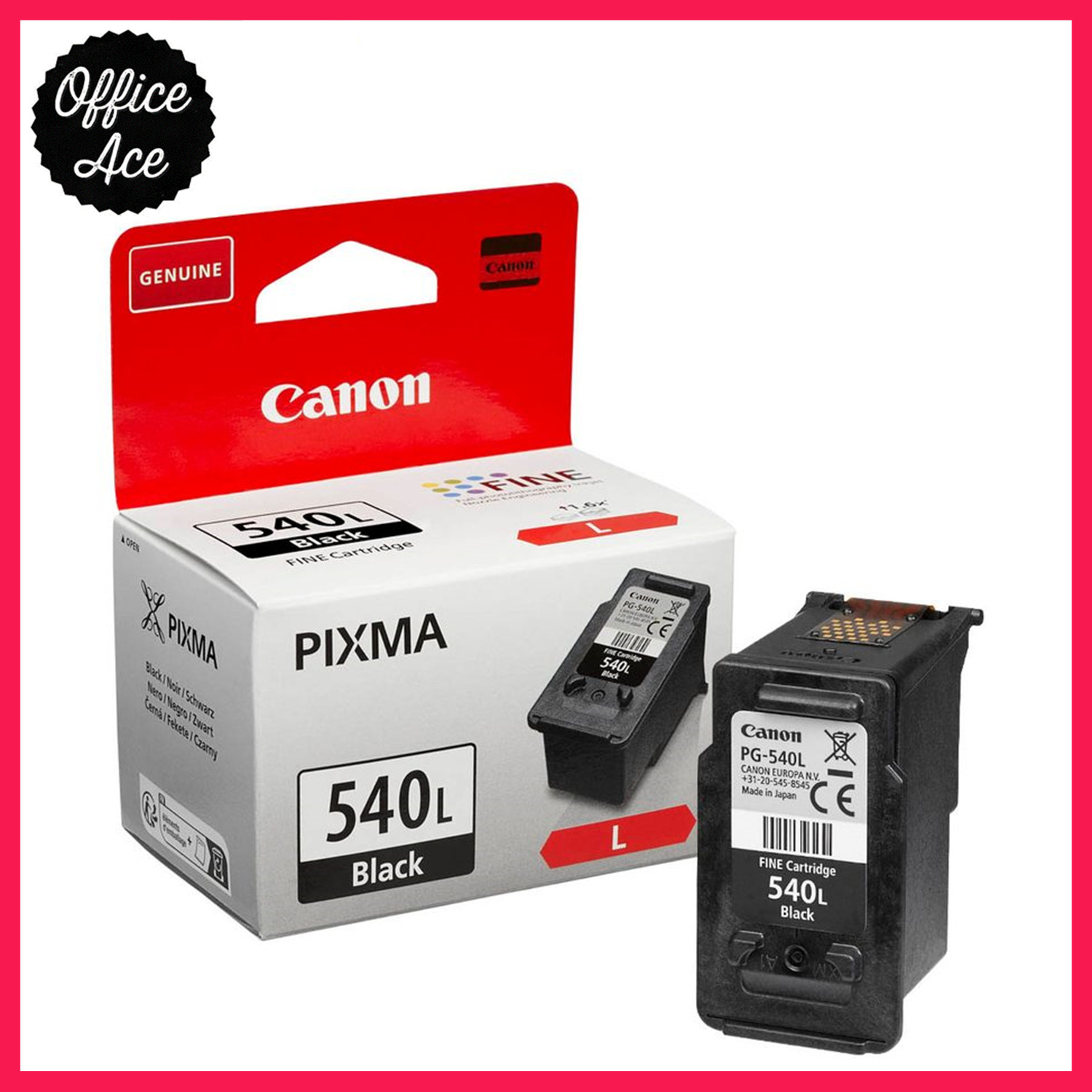 Genuine Canon 540 L Ink Cartridge For PIXMA Printers (Replacement for 540XL)