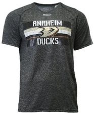 Anaheim Ducks Reebok Heather Black Name In Lights Synthetic Ultimate T Shirt