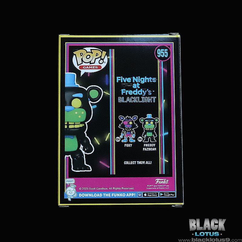 Funko Pop! Five Nights at Freddy's Fazbear Blacklight Hot