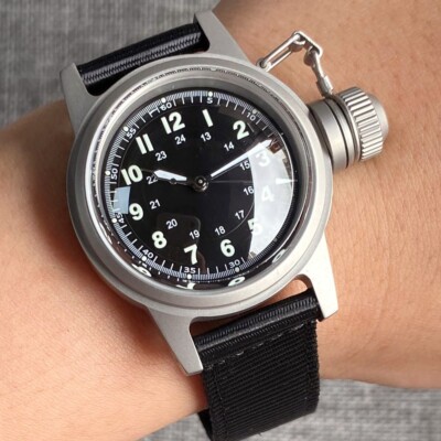 Sandblast 36mm Tandorio Black Dial NH35A Automatic Mens Watch Sapphire Glass