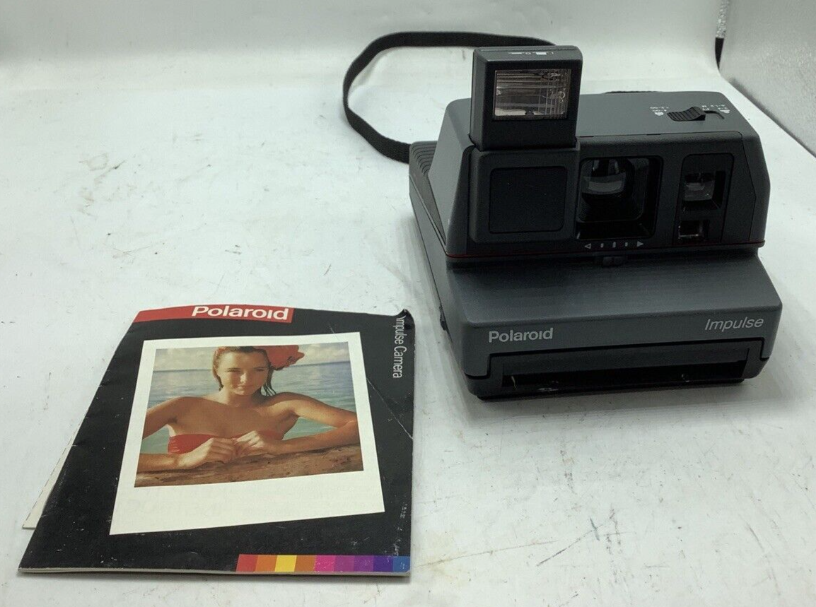 VTG Polaroid Impulse Instant Camera 600 Untested FREE SHIPPING