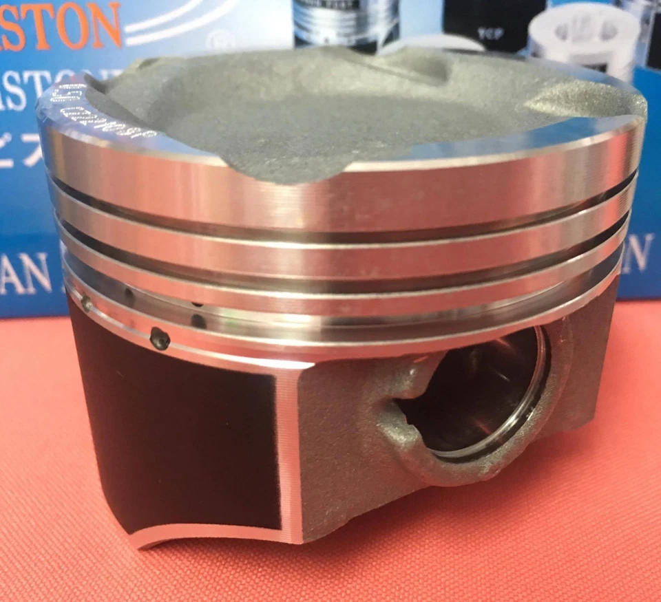 Pistones de teflón Vitara YCP 75,5 mm anillos NPR LowComp para Honda Crx Civic D16 Turbo Foto 4 de 4