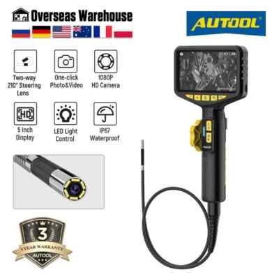 Articulate Car Industrial Endoscope Automotive Inspection Camera USB Video