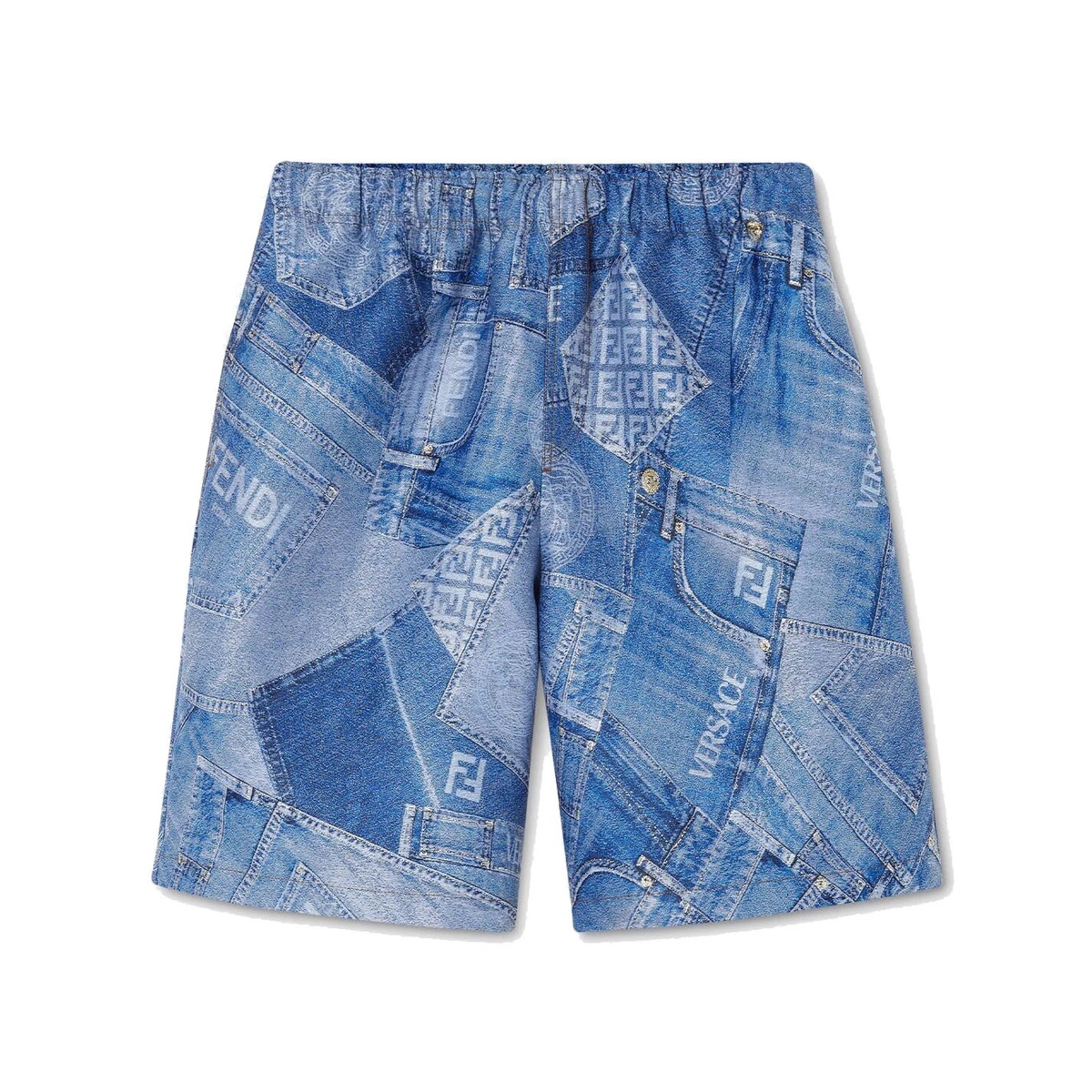 Fendi denim hot sale shorts