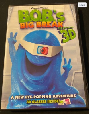 B.O.B. s Big Break 3D w/ Glasses Inside (Used)