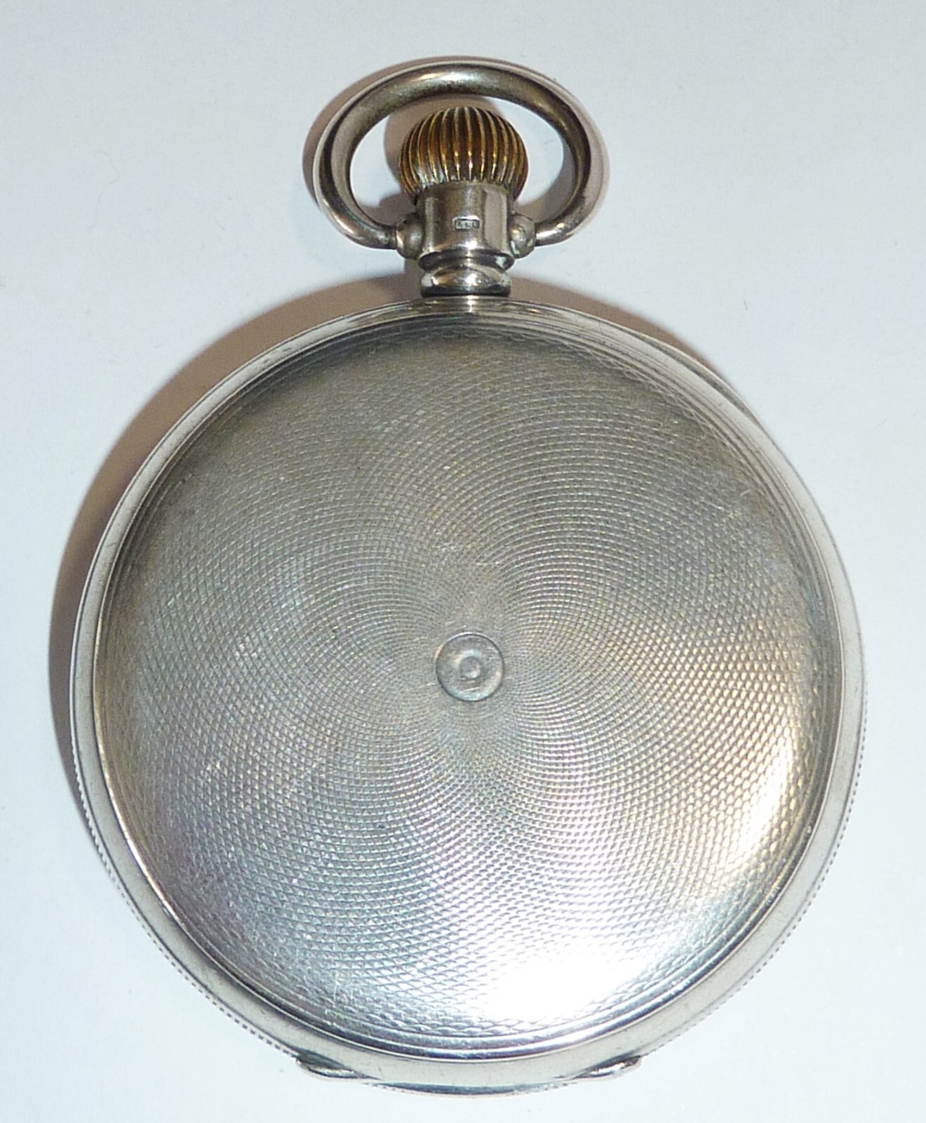 ANTIQUE STERLING SILVER case B'ham 1927 RAND hunter POCKET watch repair