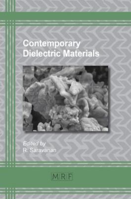 Contemporary Dielectric Materials by Saravanan, R., Brand New, Free shipping ...