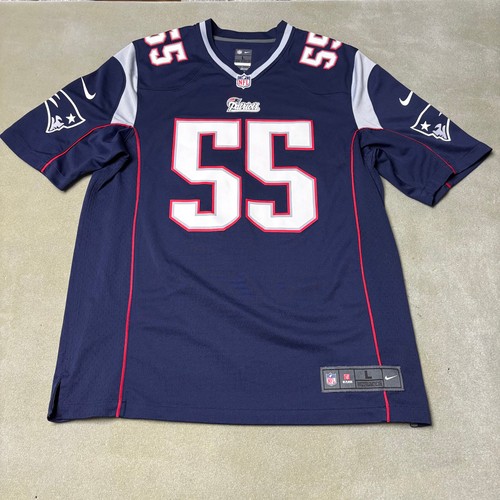 Nike Brandon Spikes #55 New England Patriots Trikot Herren Large Blau Home