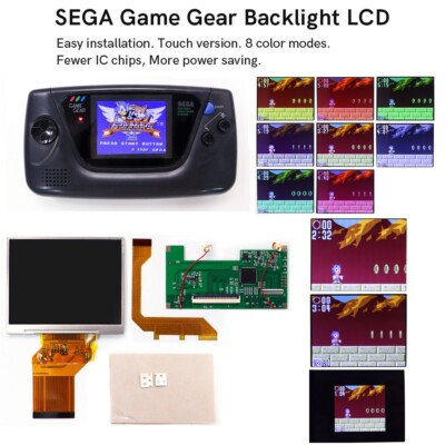 Back Light Backlight LCD Screen Kit For SEGA Game Gear Console For SEGA GG