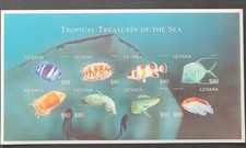 Guyana 2000/Tropical Marine Life - borgo indaco, capesante lancia.../ imp s/s