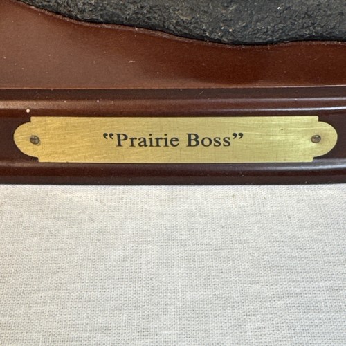 CR Morrison 1997 "PRAIRIE BOSS" #A0242 By Montana Silversmiths RARE - Picture 3 of 13