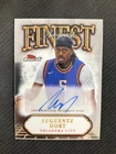 2024-25 Topps Finest Luguentz Dort Autograph Oklahoma City Thunder No Reserve