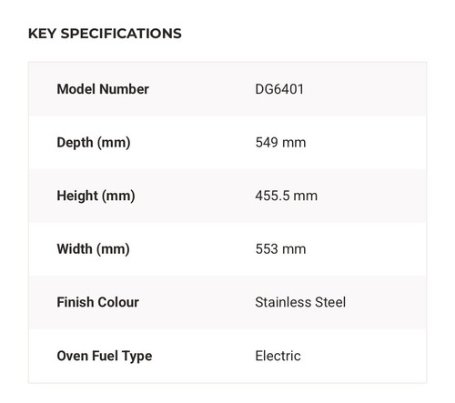 Miele DG 6401 45cm Built-in Steam Oven (NS1) - Picture 13 of 13