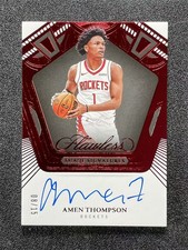 2024-25 Panini Flawless Amen Thompson Shade Signatures Auto Ruby /15