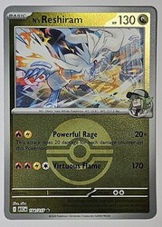 N's Reshiram (Energy Symbol Pattern) 154/217 Ascended Heroes Reverse Holo