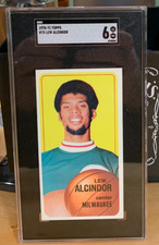 Rare 1970-71 Topps Basketball #75 Lew Alcindor Milwaukee Bucks SGC 6 EX-NM