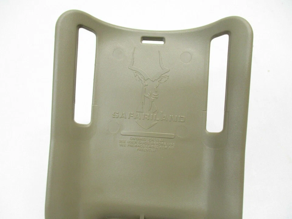 SAFARILAND DUTY CINTURÓN PLATAFORMA LIBERACIÓN RÁPIDA COYOTE/BRONCEADO PLACA RECEPTORA 6004-22 Foto 4 de 4