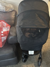Everflo Single Baby Stroller, Black Gray Color, Canopy Feature