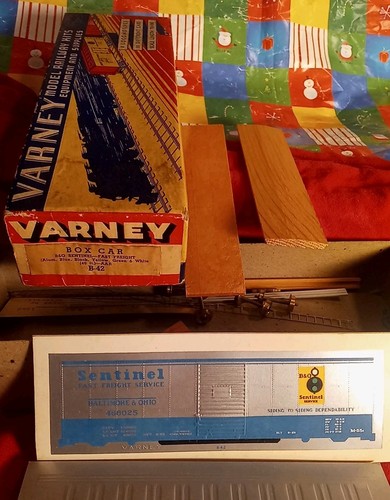 Baltimore & Ohio Sentinel Varney Flex Trucks Box HO Kit B&O 466025 Brass? Wheels - Picture 3 of 8