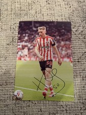Harrison Jones Signed A4 Photo Sunderland Autograph