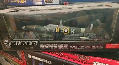 21stセンチュリートイズ スピットファイア Mk. I 1/18スケール Motorworks Supermarine Spitfire Mk.I 21st Century Toys 1:18 Scale