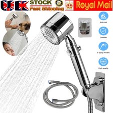 High Pressure Water Saving Shower Head 5 Modes Handheld Filter Spray Bathroomset