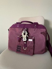 George Gina&Lucy Miss Perfect Bag Schultertasche Lila/Bordeaux aus Japan Gebr...