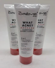 Creme Acne Cleanser Trio (3 x 150mL) – Oil Control & Pore Refining – For Acne