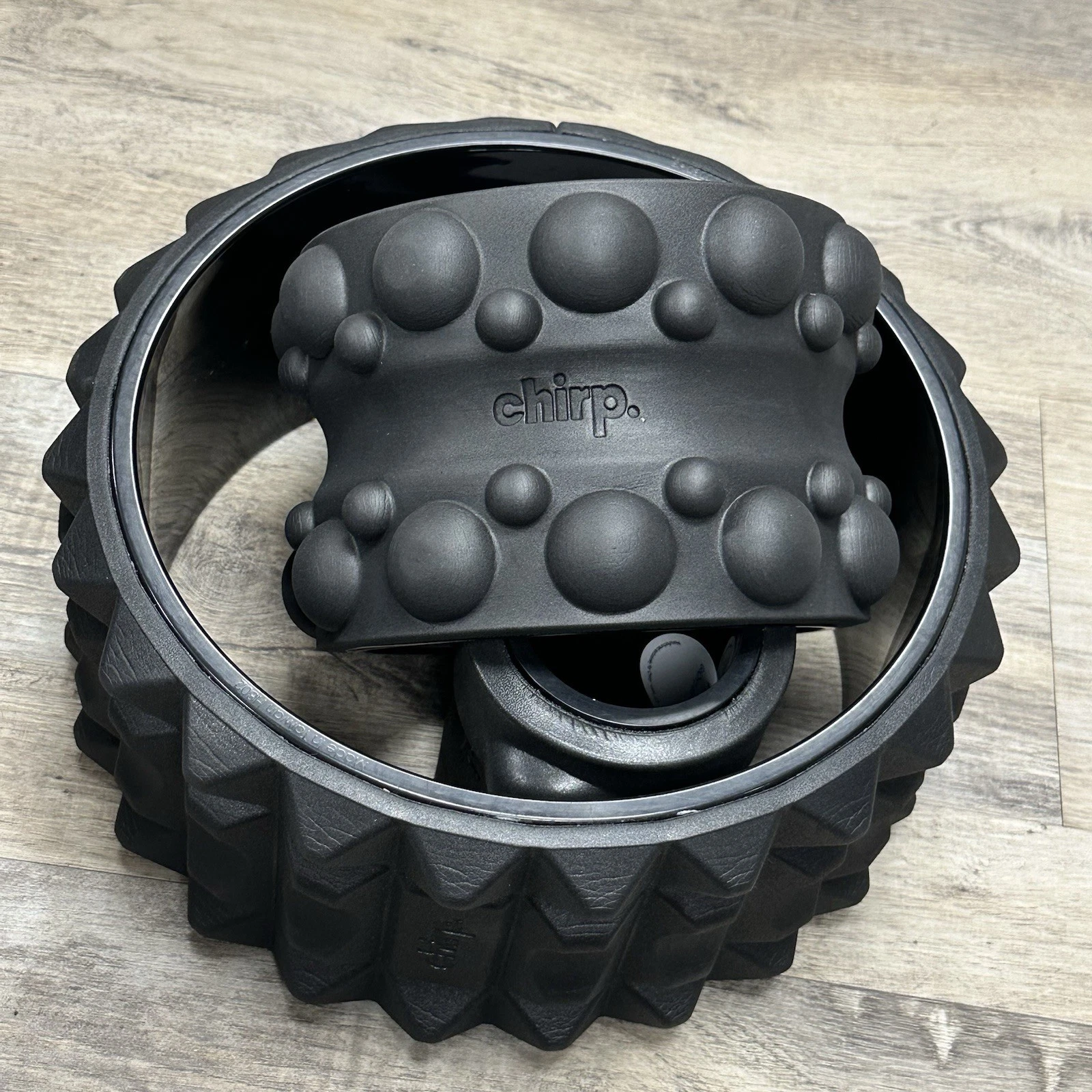 Chirp Wheel XR 3-Pack Foam Rollers Back And Neck Therapy Black