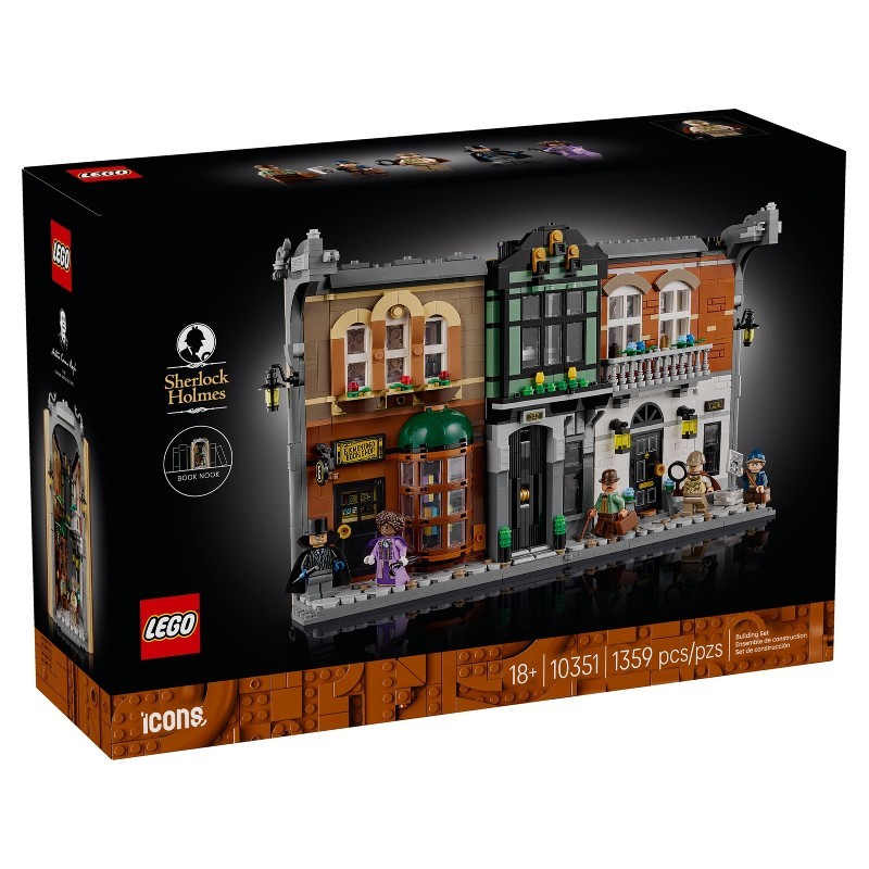 LEGO ICONS SHERLOCK HOLMES: BOOK NOOK (10351) (18+) NEW