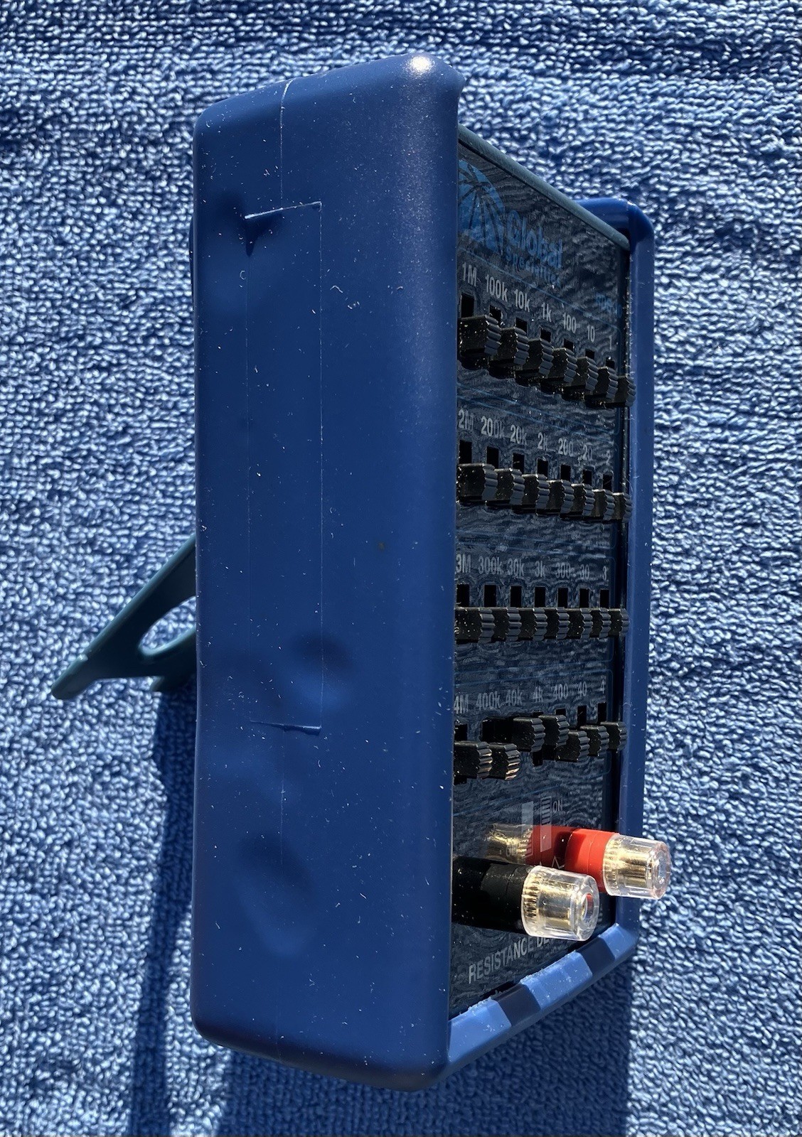 Global Specialties Resistance Decade Box RDB-10 w/Rubber Cover / Probes / Box