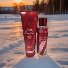Victoria's Secret Merry Delights Lotion And Body Mist Set
