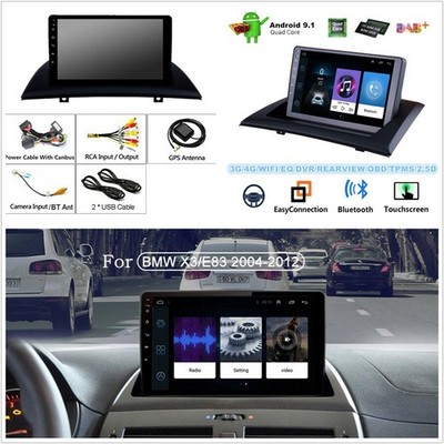 9'' Car Stereo Radio GPS Navigation 2+32GB DAB w Canbus For 2004-2012 BMW X3 E83