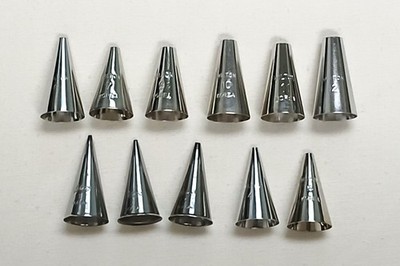Wilton & Ateco Round Decorating Tips  ~  you choose any 6 from 9 sizes