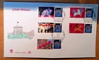 GB 2013 Lunar New Year Snake Ex-PO Label Sheet LS84 1st X 5 FDC P/M Manchester